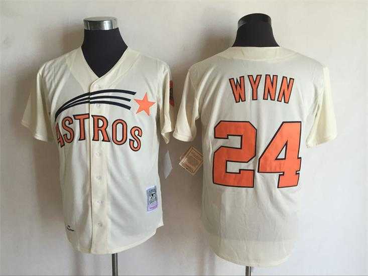 Houston Astros #24 Jimmy Wynn Cream Mitchell And Ness 1971 Throwback Stitched Baseball Jersey,We sell and wholesale Houston Astros #24 Jimmy Wynn Cream Mitchell And Ness 1971 Throwback Stitched Baseball Jersey on line form chian!